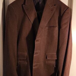 Classic Brown Men's Suit